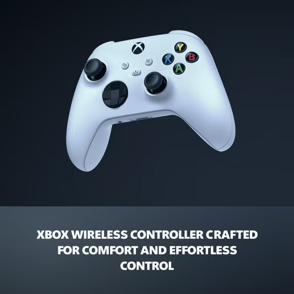 Xbox Series S - All Digital Gaming Console - 512GB SSD - Includes Xbox Wireless Controller - 120FPS - Robot White