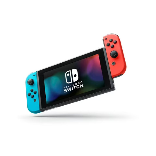 Nintendo Switch - OLED Model with Neon Red & Neon Blue Joy-Con