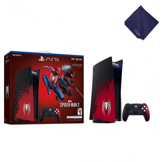 Sony PS5 Disc Edition – Marvel’s Spider-Man 2 Limited Edition 1TB Console | Next-Gen Gaming with Exclusive Design