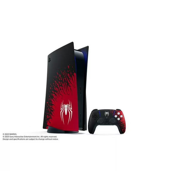 Sony PS5 Disc Edition – Marvel’s Spider-Man 2 Limited Edition 1TB Console | Next-Gen Gaming with Exclusive Design