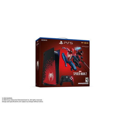 Sony PS5 Disc Edition – Marvel’s Spider-Man 2 Limited Edition 1TB Console | Next-Gen Gaming with Exclusive Design
